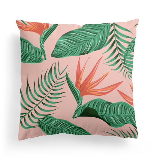 Pink Tropical Pillow