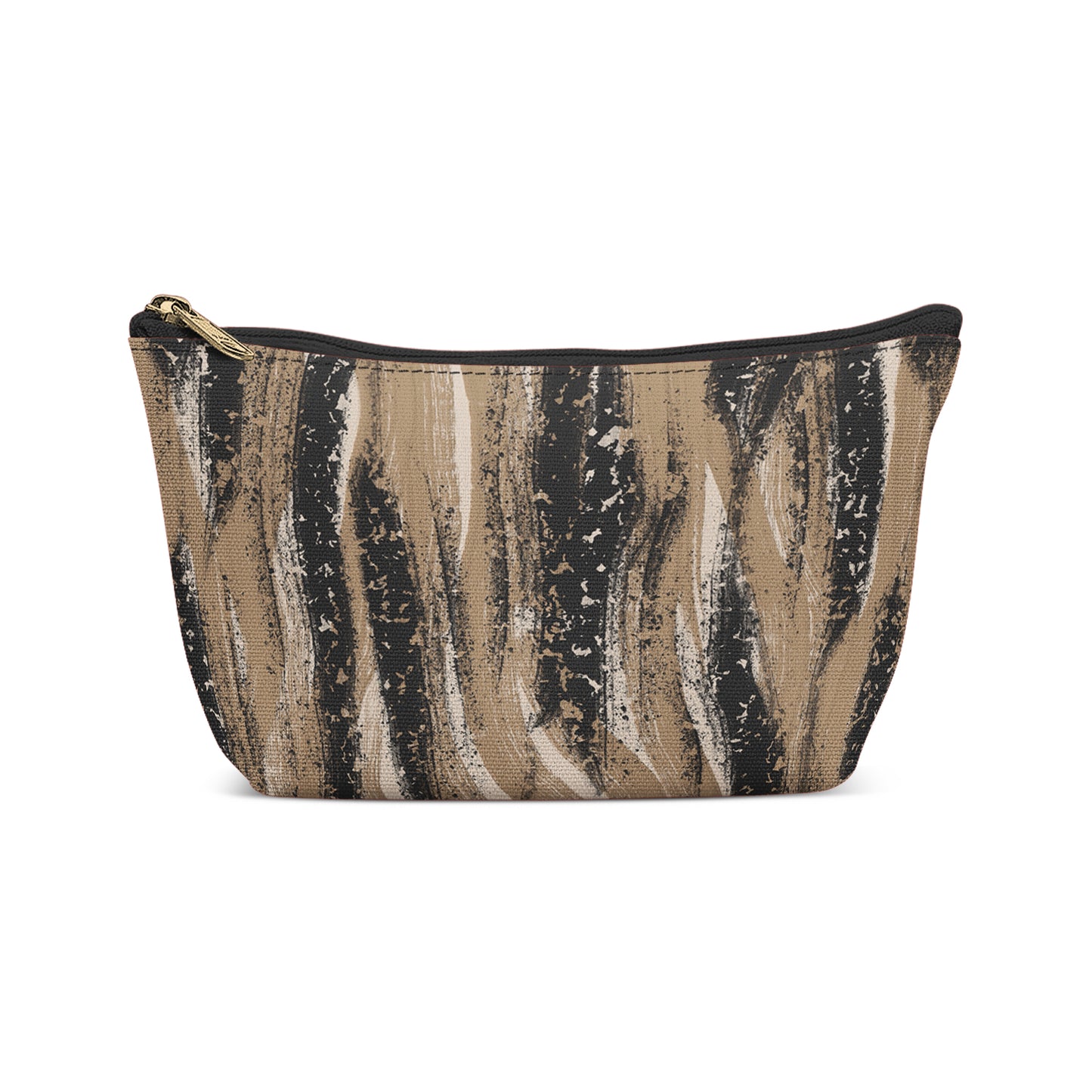 Painted Beige Grunge Make-up Bag