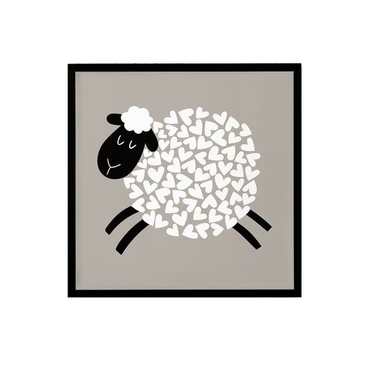 White Sheep Print