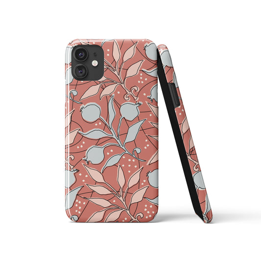 Retro Floral Pattern iPhone Case