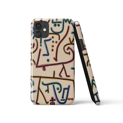 Colorful Paul Klee Art iPhone Case