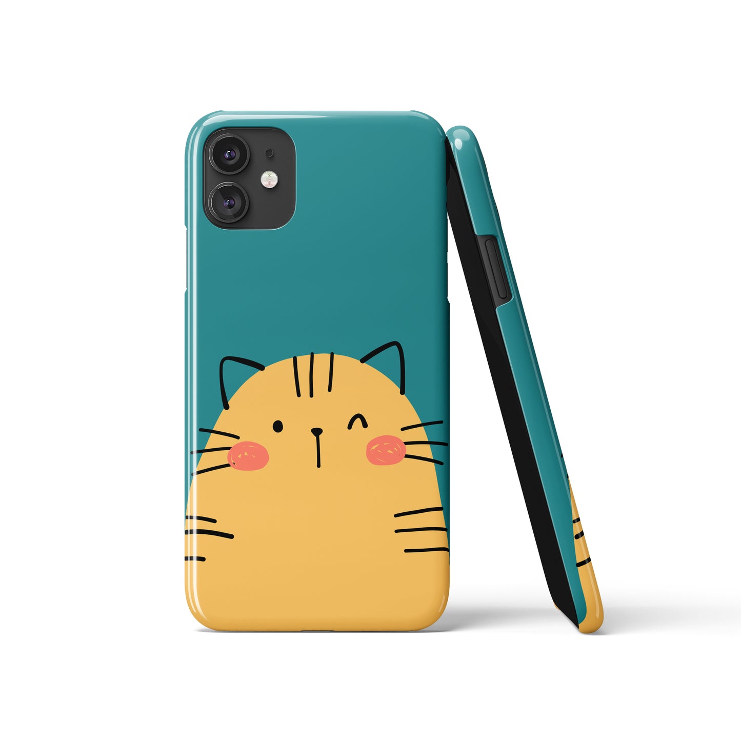 Yellow Pikachu Pokémon Cat iPhone Case