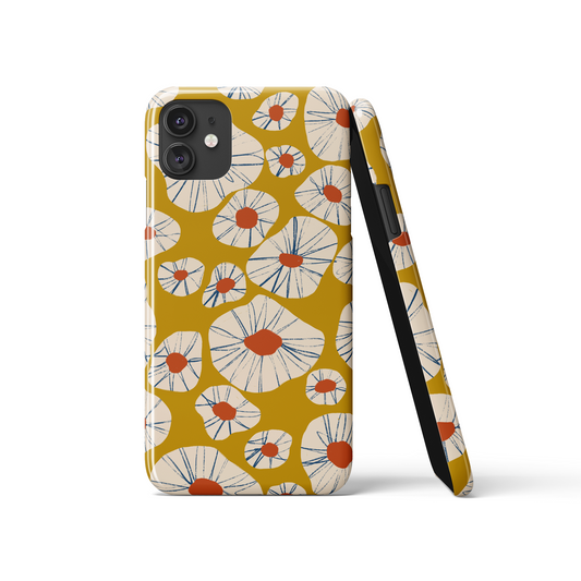 Modern Retro Abstract Pattern iPhone Case