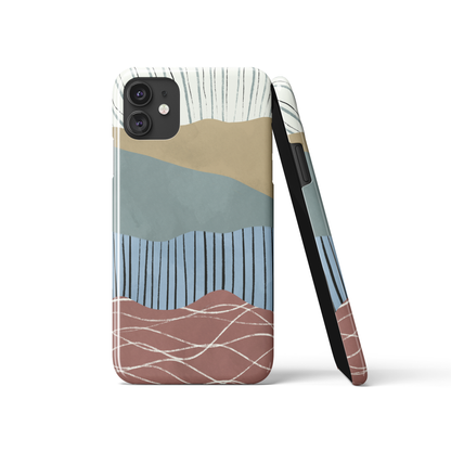 Abstract Landscape, Gift for Him iPhone Case