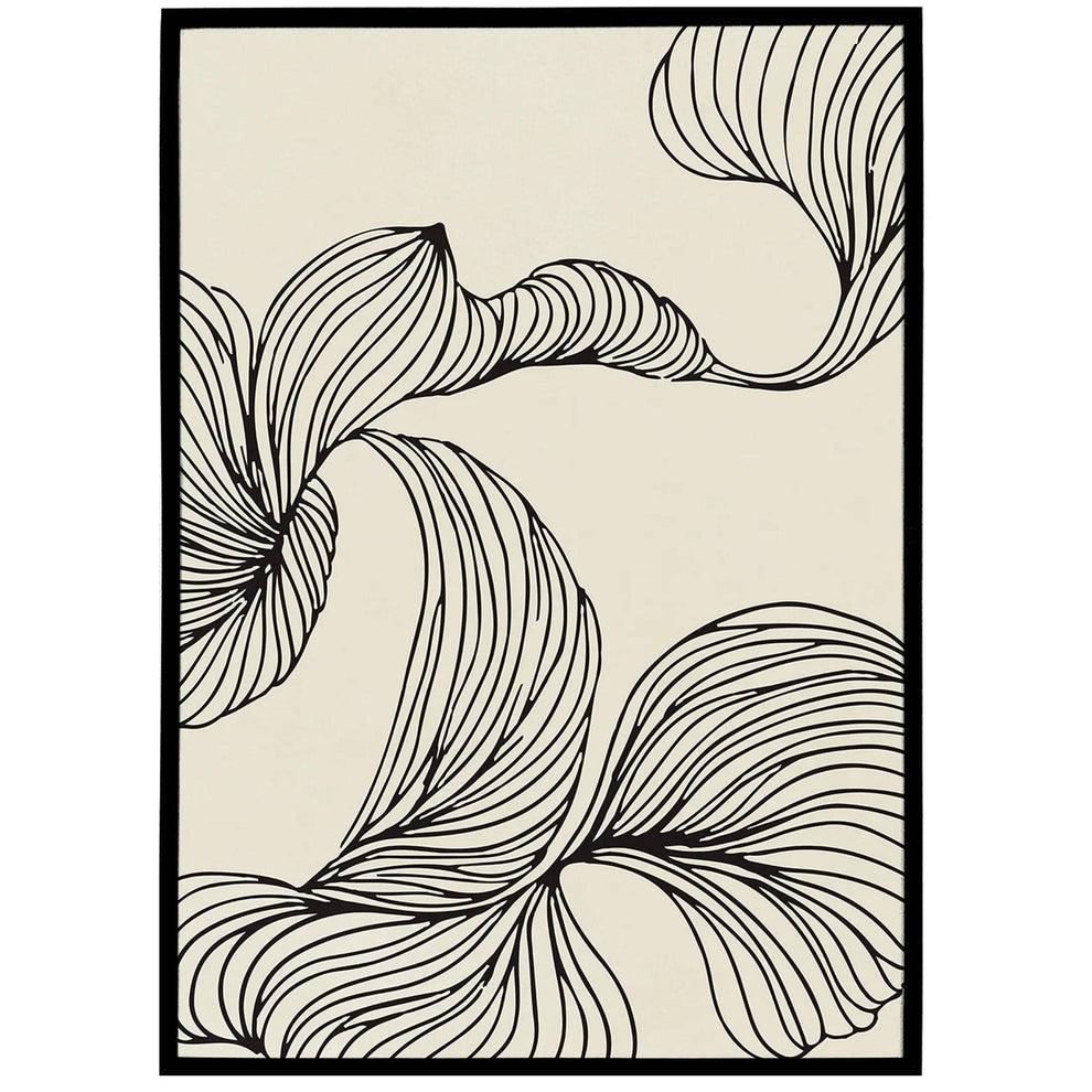 Abstract Line Art Poster – HypeSheriff