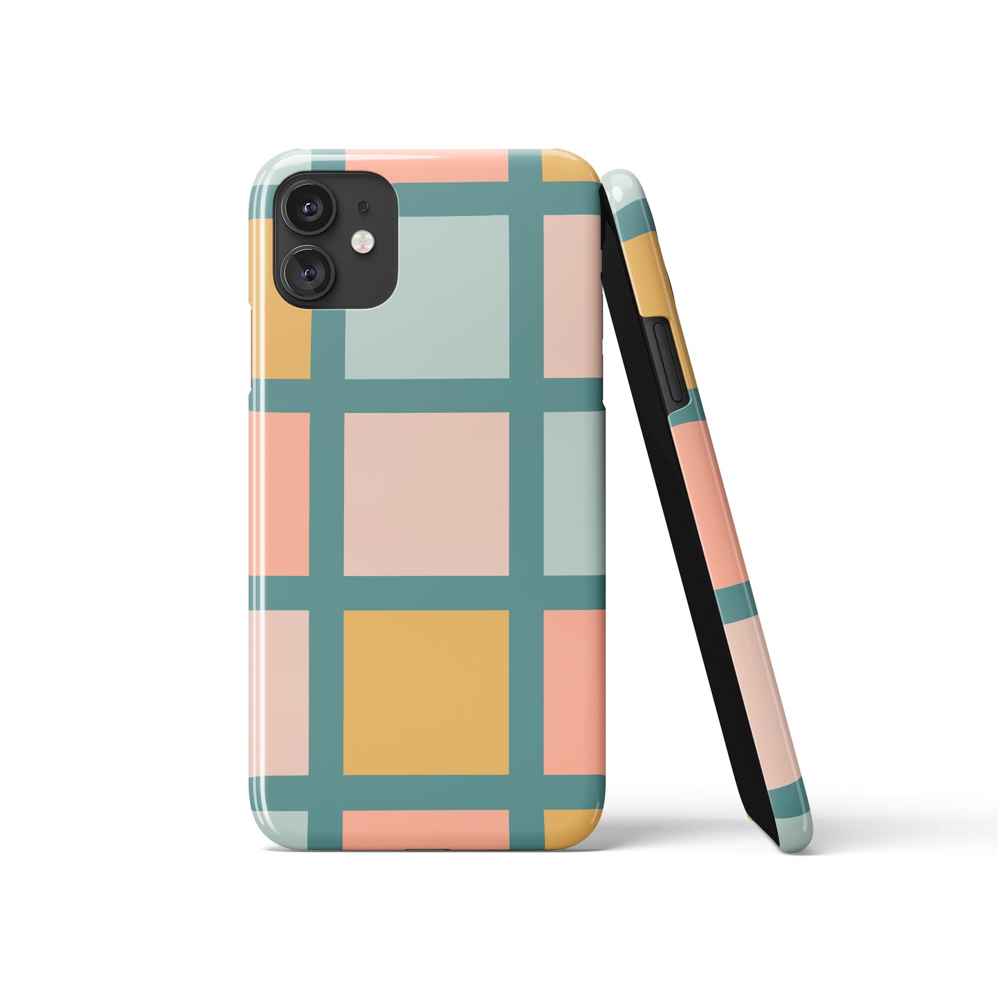 Bauhaus Checkered iPhone Case