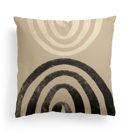 Rustic Rainbows Minimalist Throw Pillow