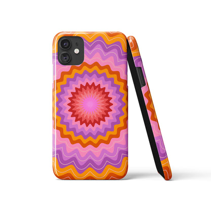 Psychodelic 70s Pink iPhone Case