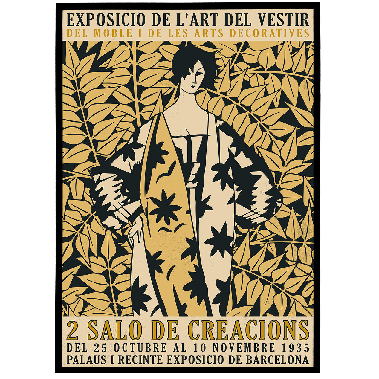 Exposicio de l'Art del Vestir Poster