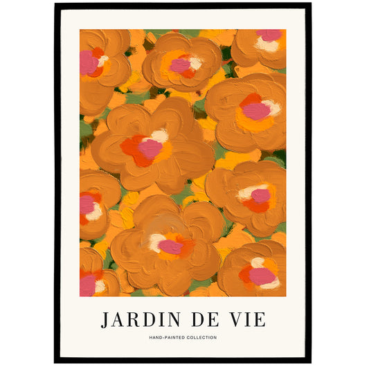 Jardin de Vie Artistic Painted Poster