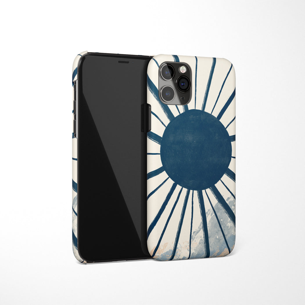 Blue Sun iPhone Case
