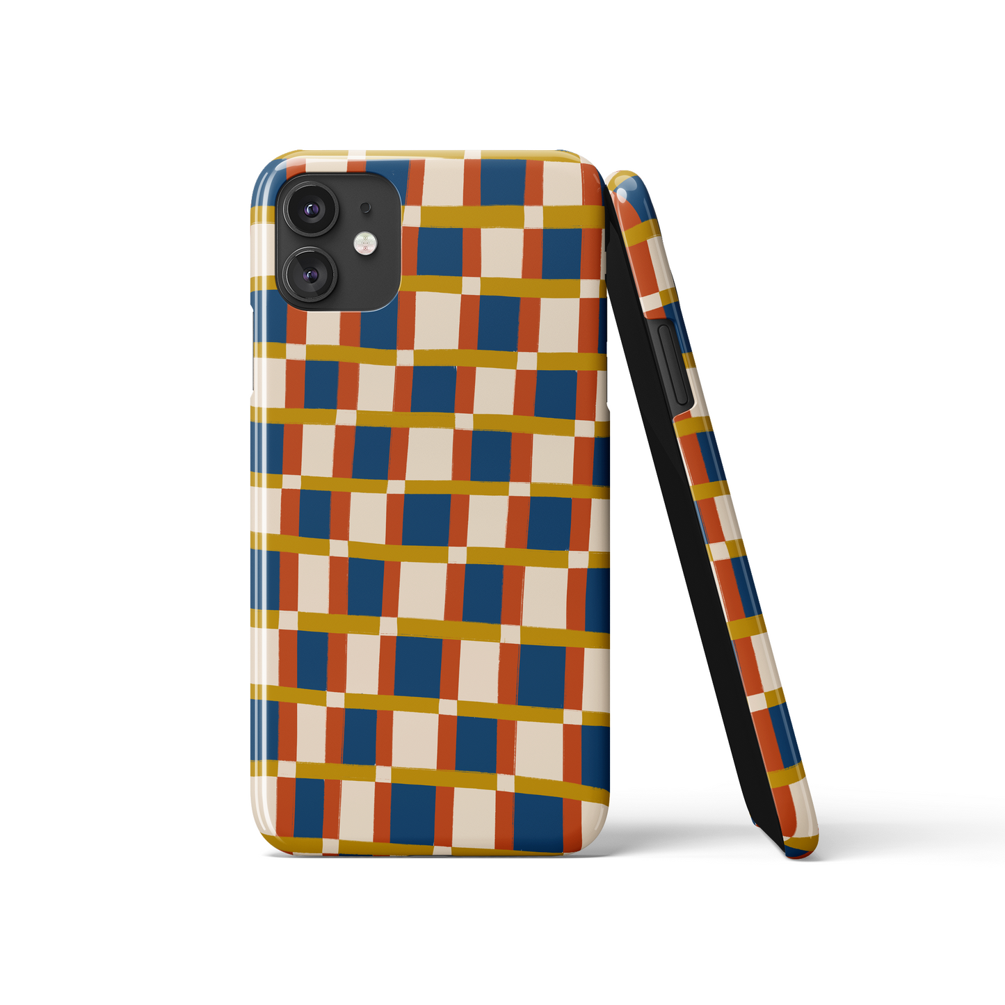 Retro Style Masculine Pattern iPhone Case