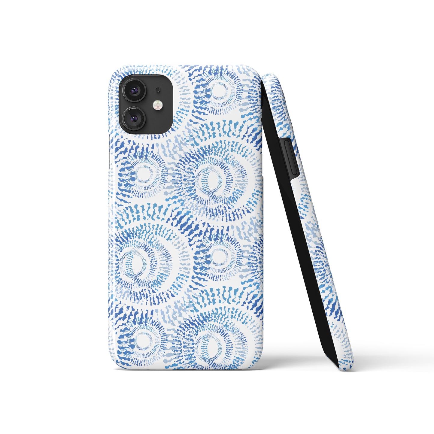 Blue Abstract iPhone Case