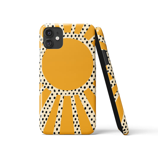 70s Inspired Sun iPhone Case