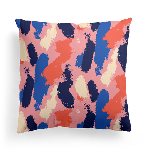 Pollock Inspired Throw Pillow