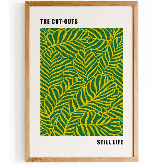 Green Sill Life Poster