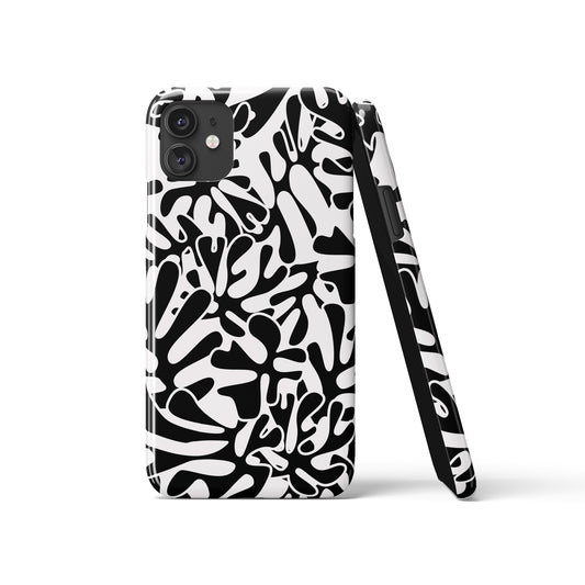 Black and White iPhone Case Pattern