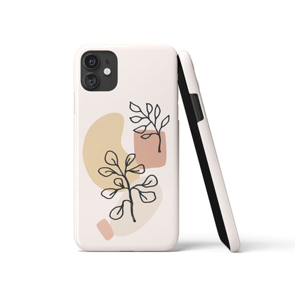 Boho Beige Neutral Pattern iPhone Case