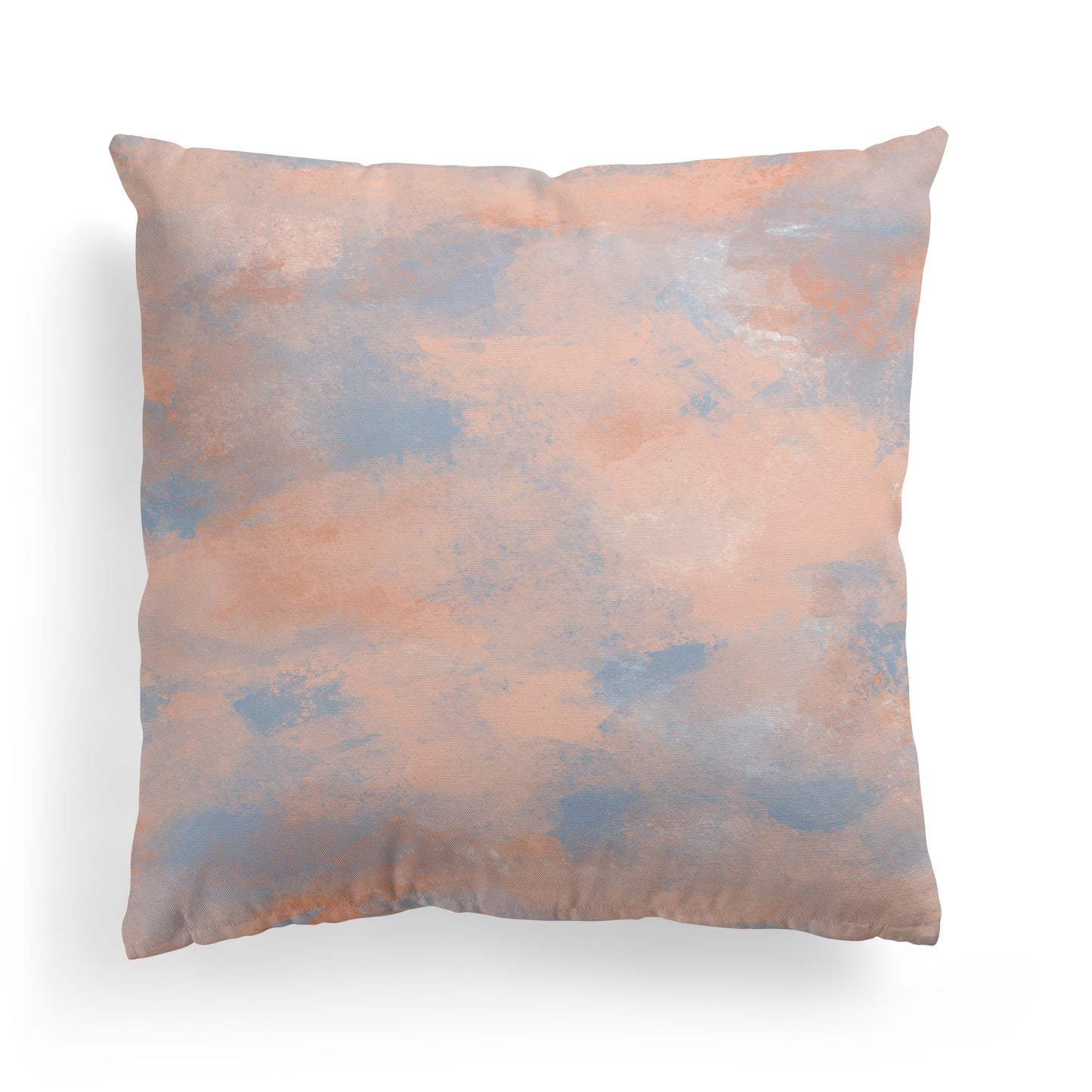 Throw Pillow with Bright Pastel Paintbrush