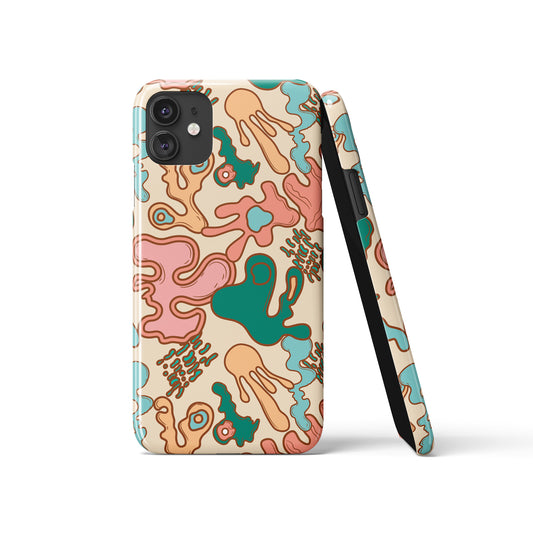 Vintage Colorful Print iPhone Case