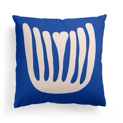 Cut Out Leaf Throw Pillow