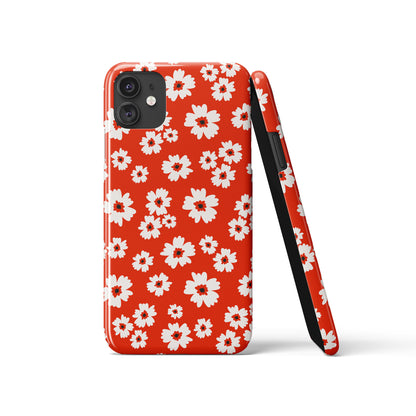 Red Flower Garden Plant Lady iPhone Case