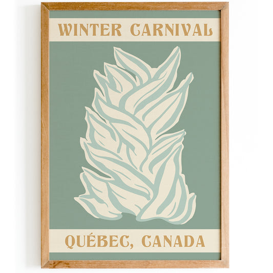 Quebec Winter Carnival Poster