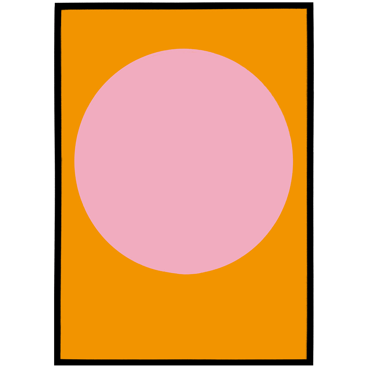 Minimalist Pink Sun Poster