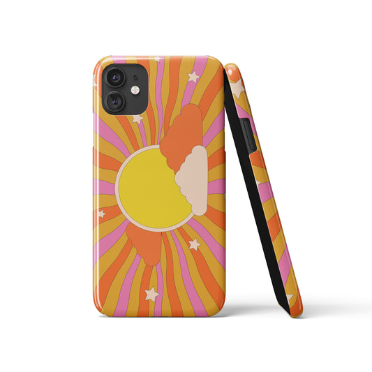 Hippie 70s Sun iPhone Case