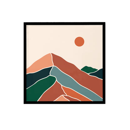 Colorful Mountain Print