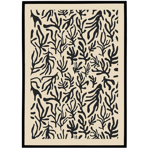 Abstract Floral Poster