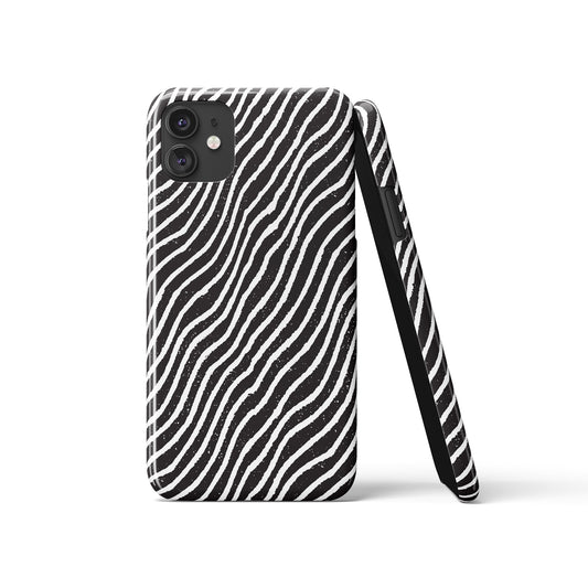 Black&White Wave iPhone Case