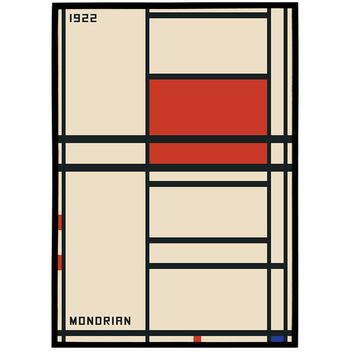 Piet Mondrian, 1922 Poster