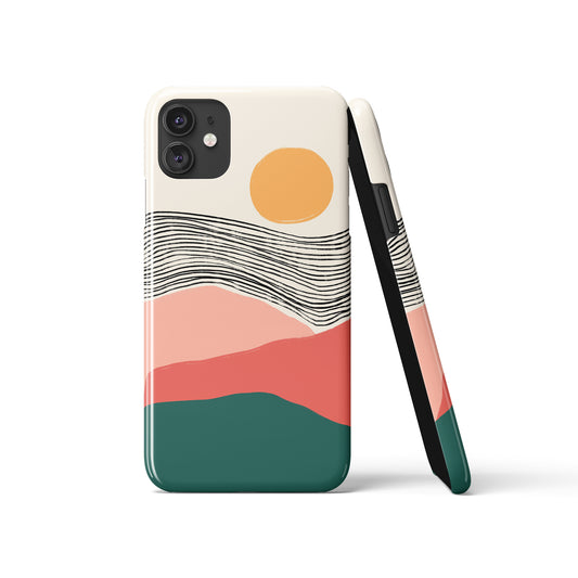 Handdrawn Landscape iPhone Case