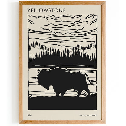 Yellowstone National Park Poster