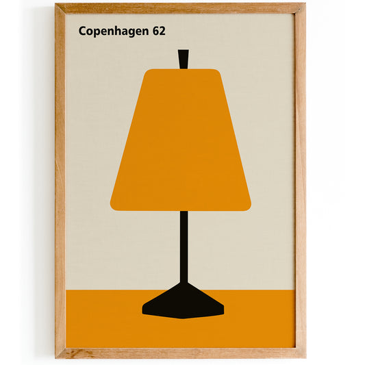 Copenhagen 62, Minimalist Poster