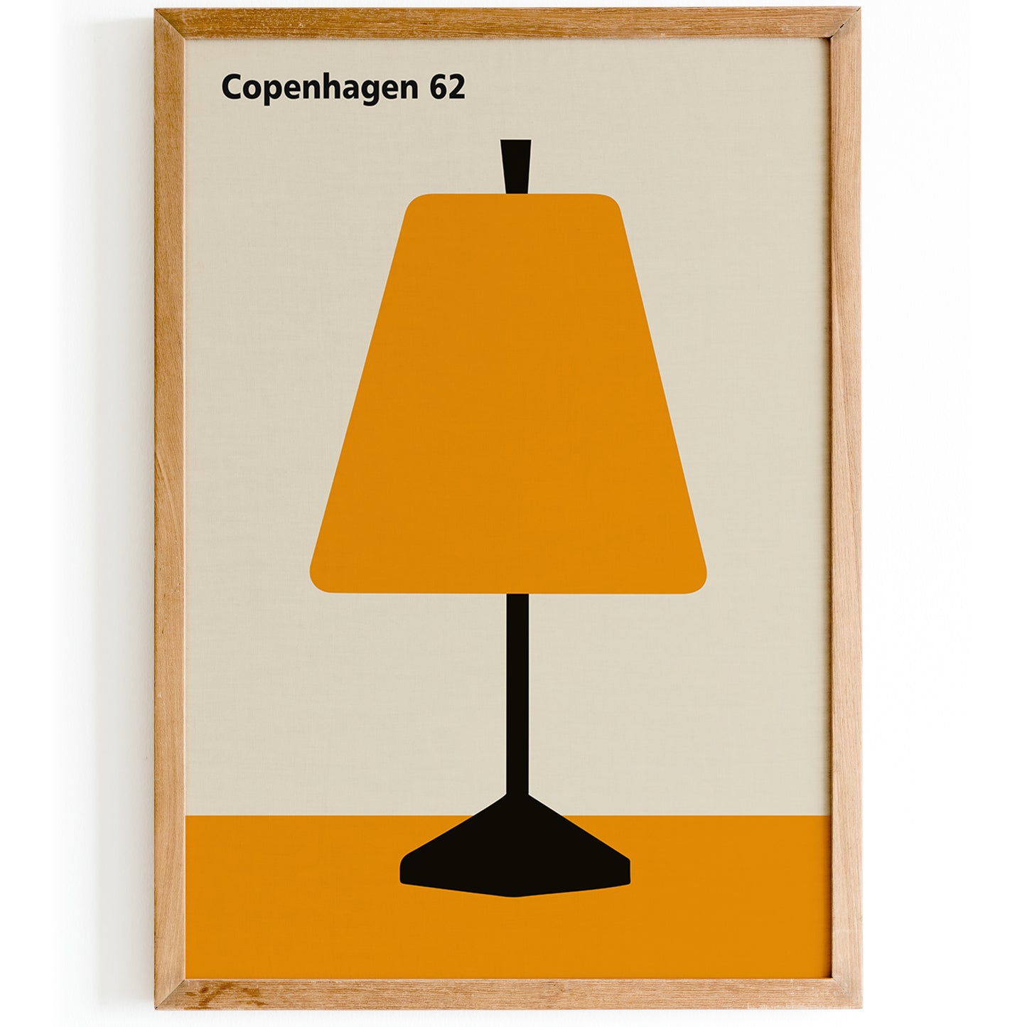 Copenhagen 62, Minimalist Poster