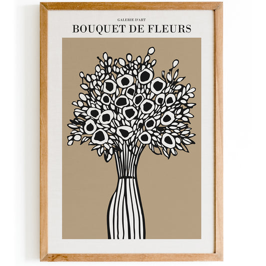 Bouquet de Fleurs Picasso Poster
