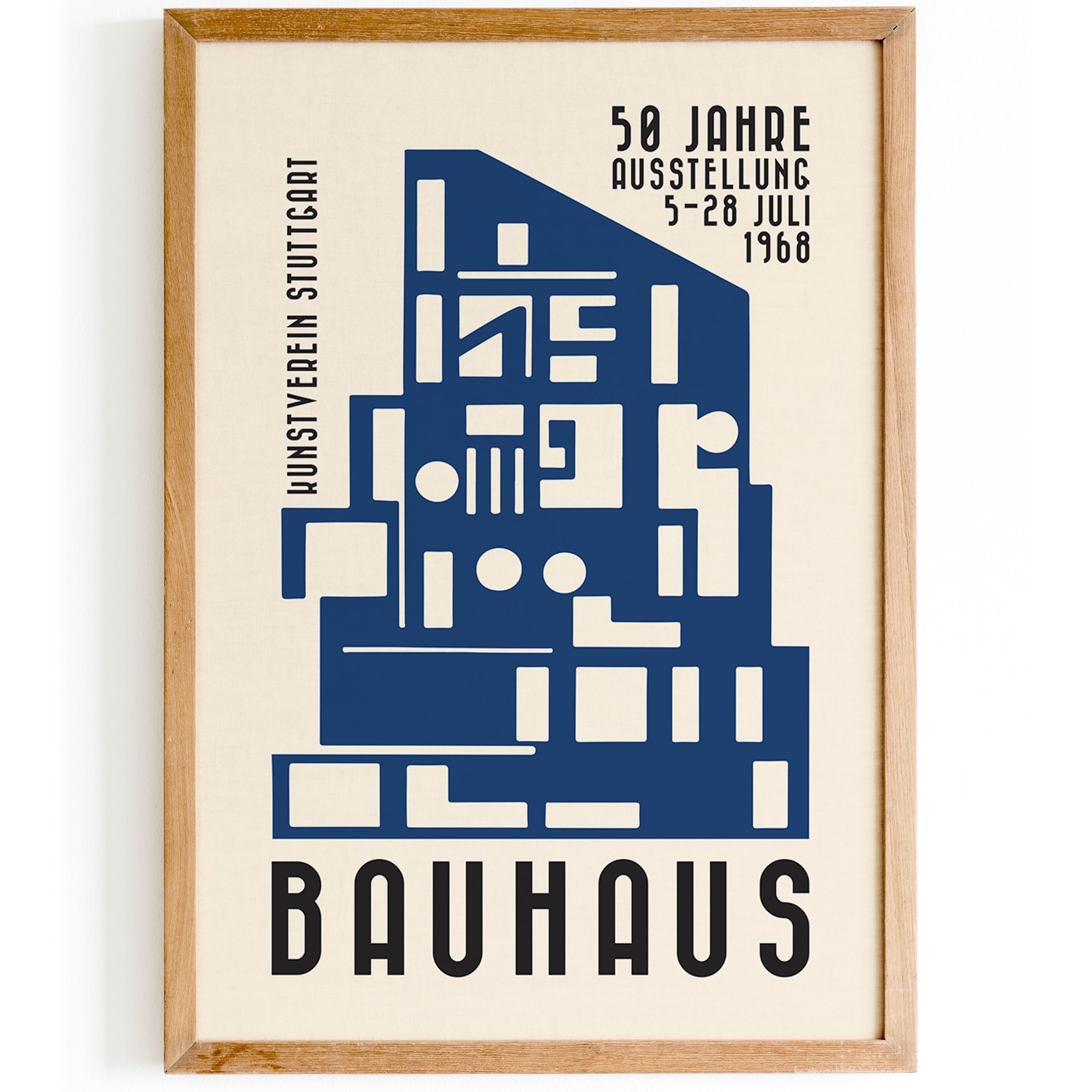 Bauhaus 50 Jahre Ausstellung, Stuttgart Poster – HypeSheriff