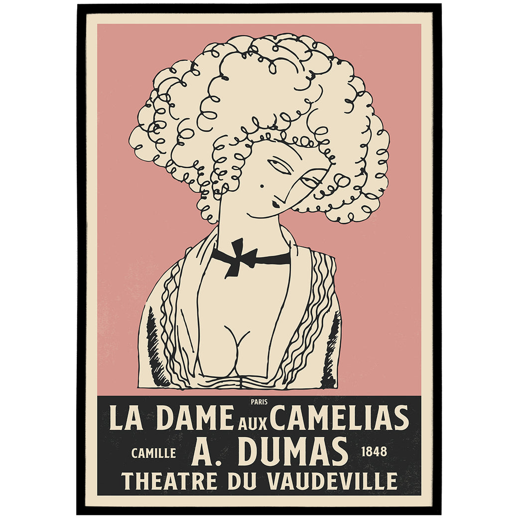 A. Dumas, Camille Poster