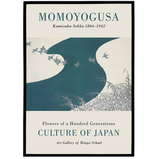 Momoyogusa, Kamisaka Sekka Poster