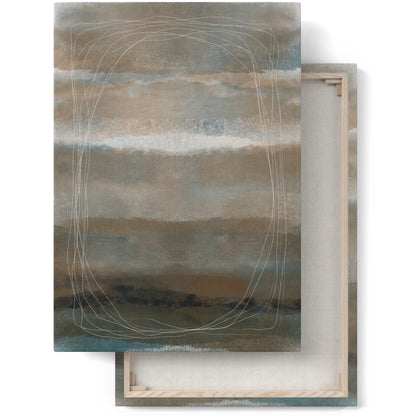Sands of Time Abstract Painted Canvas Print