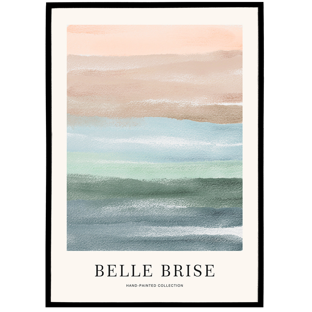 Belle Brise Abstract Modern Poster