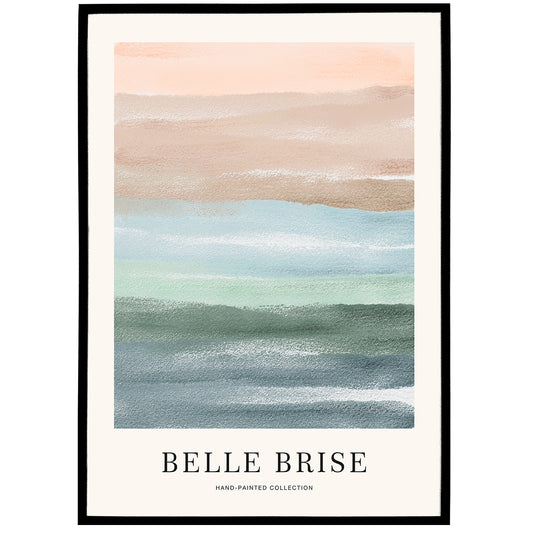 Belle Brise Abstract Modern Poster