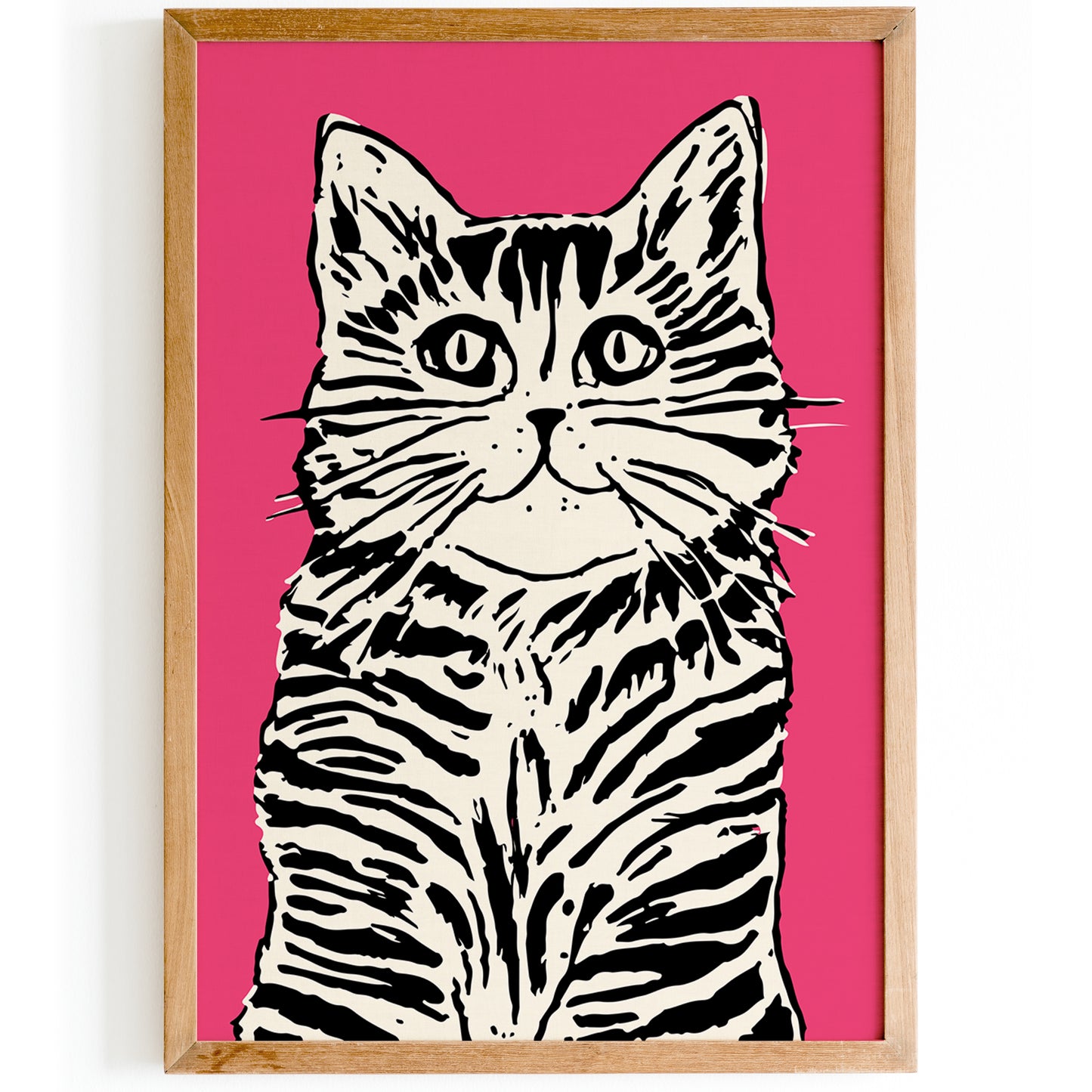 Retro Cat Lover Gift Poster