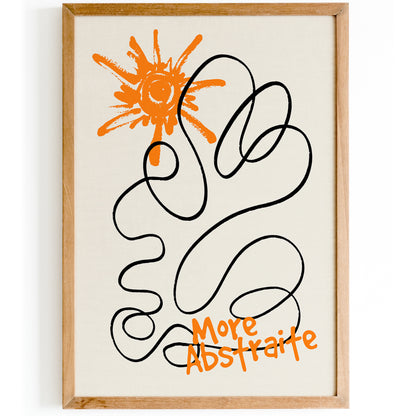 More Abstraite Floral Poster