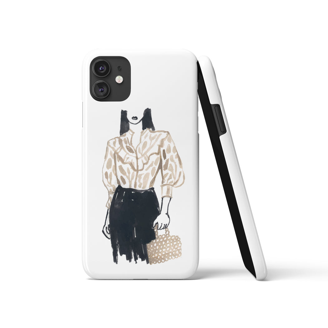 Fashion Model Dior Inspired iPhone Case