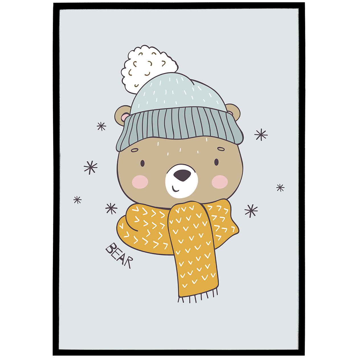 Winter Bear Poster