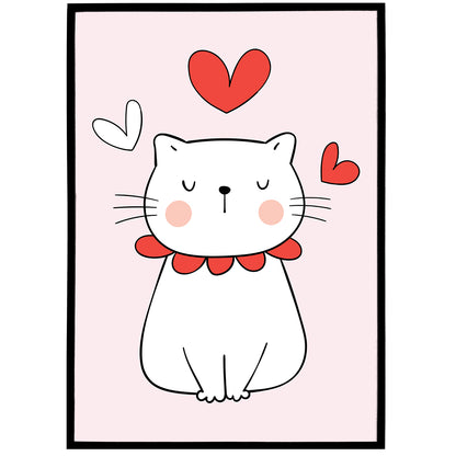 Cute Cat No.3 Poster
