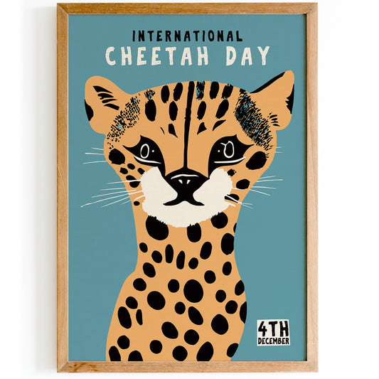 International Cheetah Day Poster